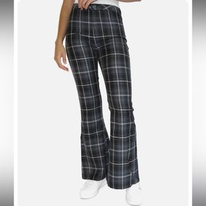 NWT Plaid 90s Flare Jeans